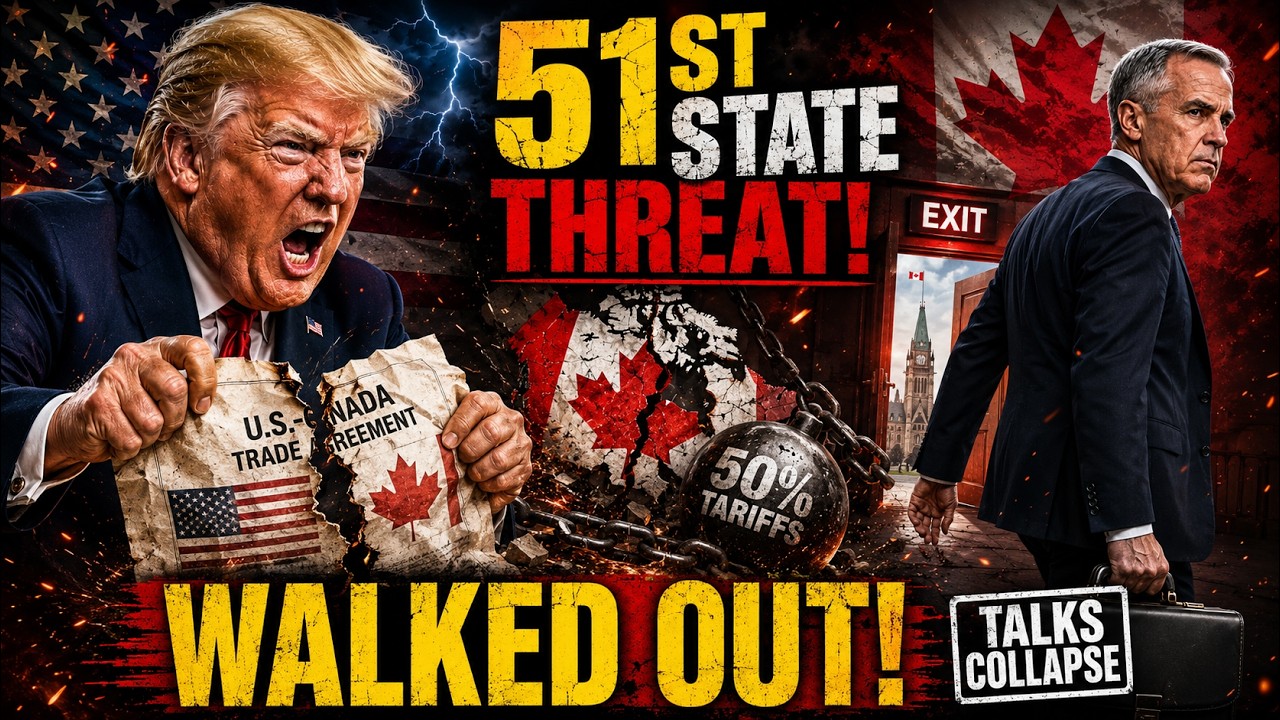 🔴 51ST STATE THREAT: Trade Talks Collapse &mdash; Why Carney Just Walked Out on Washington
