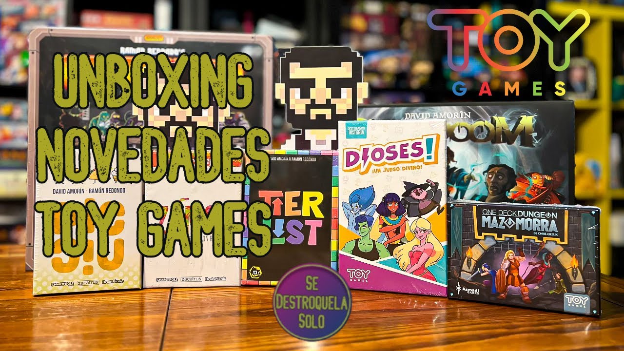 NOVEDADES TOY GAMES (MazoMorra y expa. Dioses!) - Unboxing  - Juegos de mesa - Se Destroquela Solo