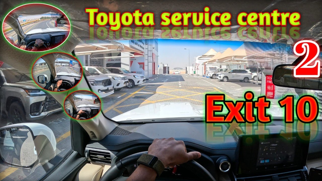 Toyota Service Center to Exit 10 | Real Road View Qatar🇶🇦।POV Drive in Al Khor |