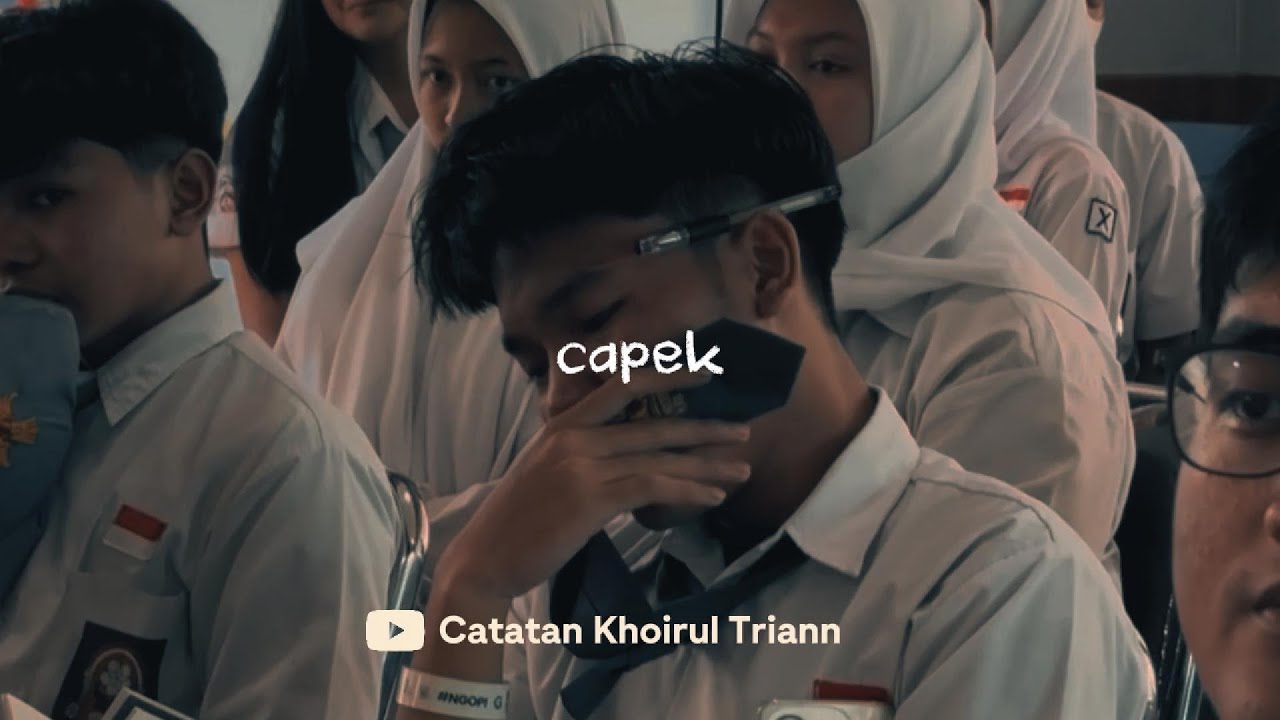 Capek, pengen di peluk.