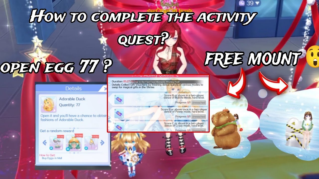 Sweet Dance: How to get mount for free??