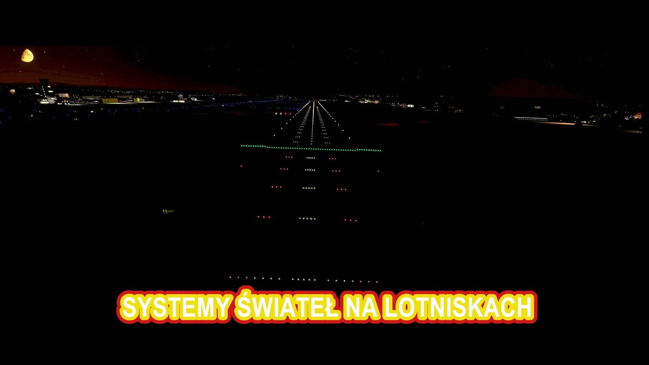 Systemy świateł na lotnisku