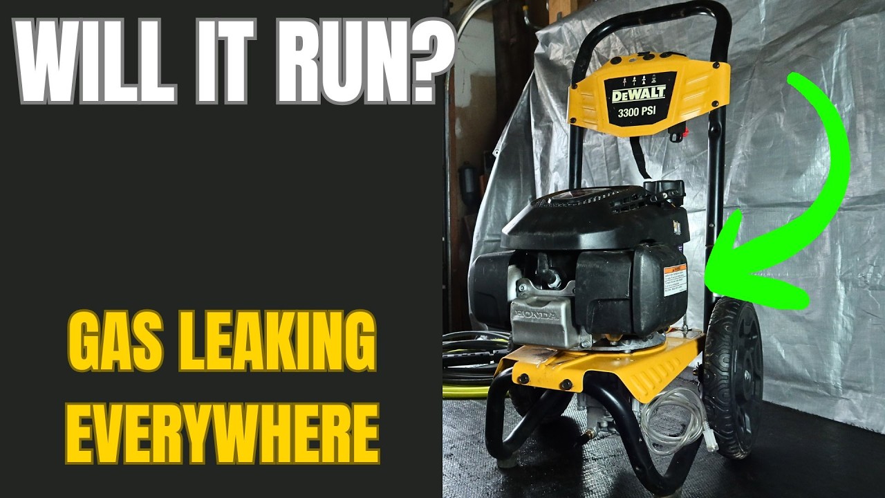Dewalt 3300 Honda 200 Gas and Pump PROBLEMS!