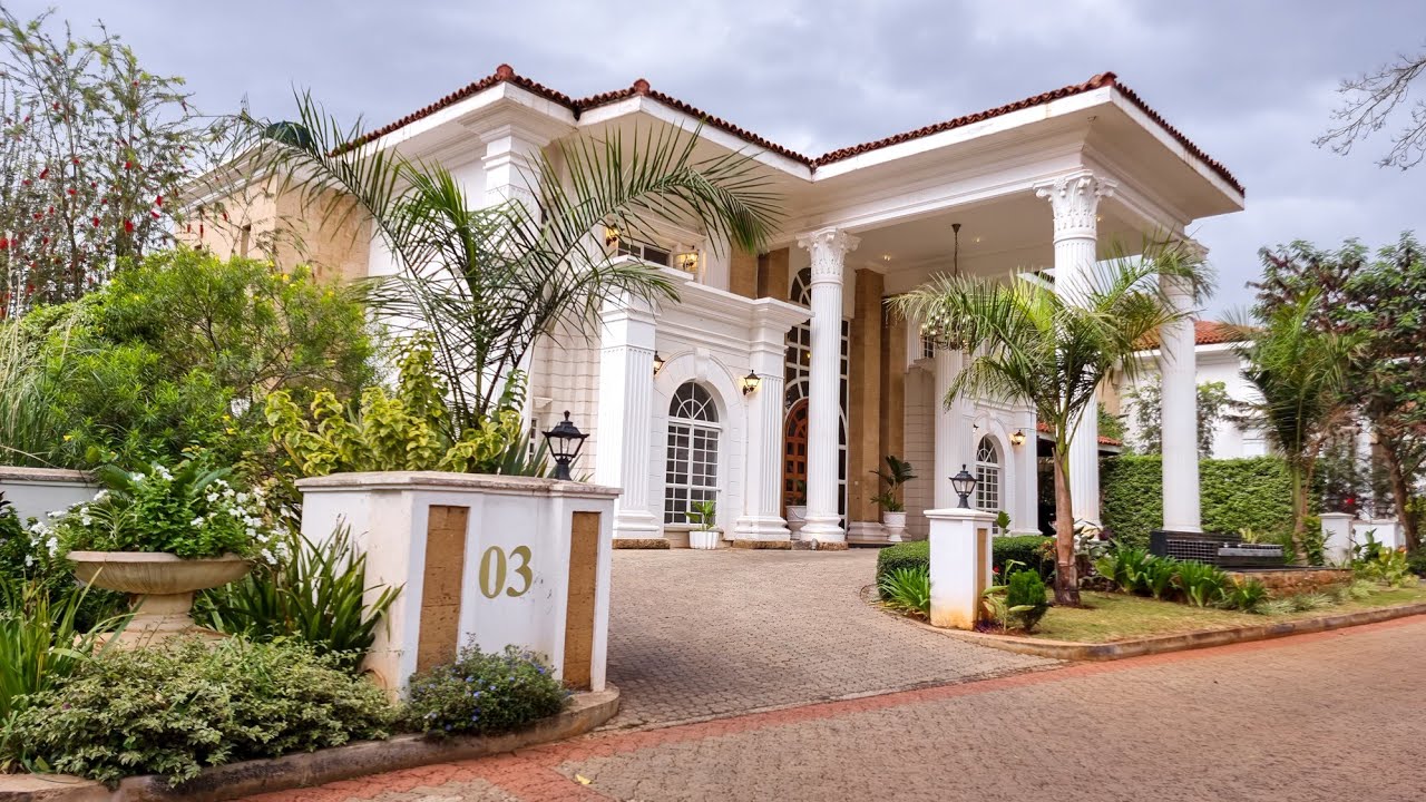 INSIDE a Breathtaking, Distinct and Luxurious Home in the Heart of Karen | With a Landscaped garden