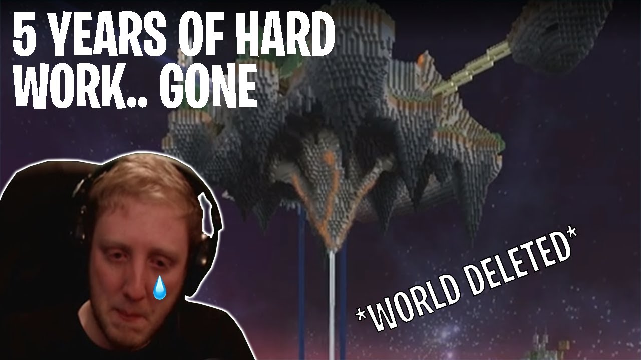 Minecraft Streamer's Dying & Losing Their Hardcore Worlds *emotional*