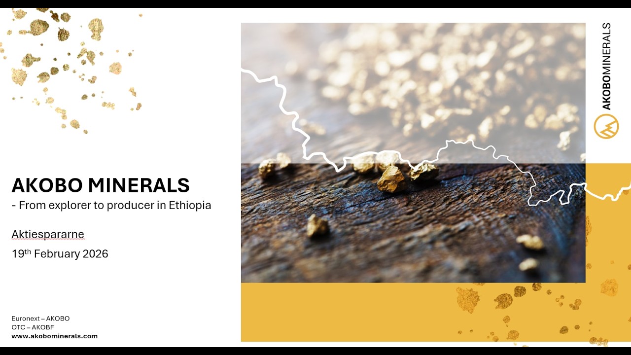 Temakväll gruvbolag - Akobo Minerals 19 februari 2026