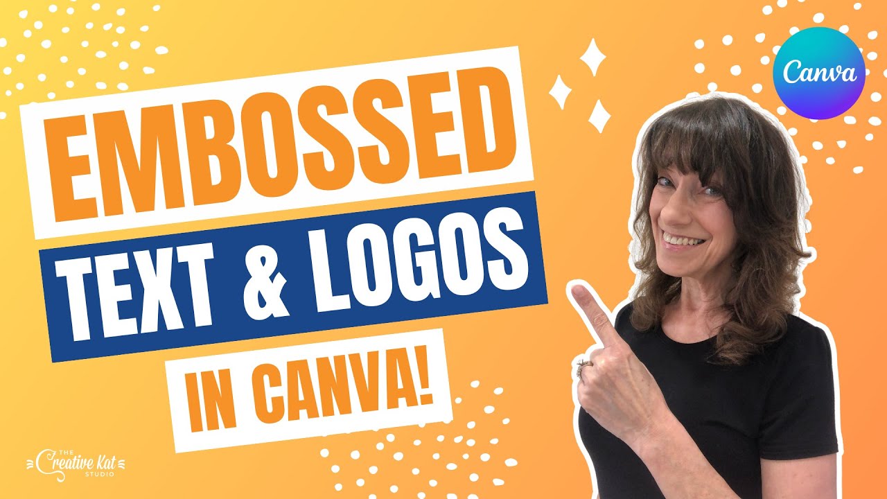 Создание рельефного текста и логотипов в Canva!