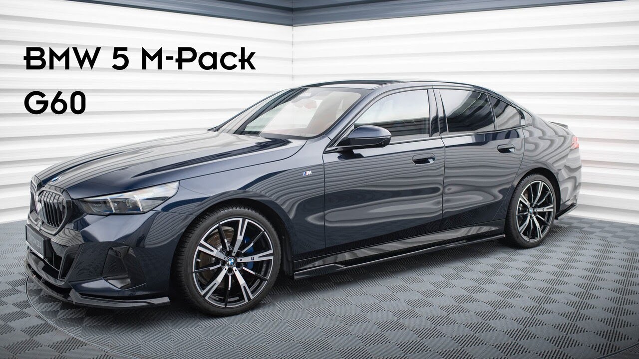 BMW 5 M-Pack G60 (since 2023) | Maxton Design Splitter Set | Presentation #311