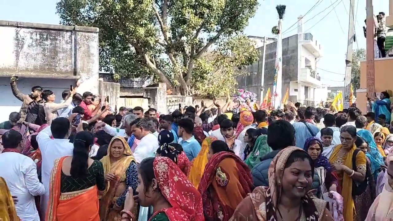 प्राचीन सूरजगढ़ निशान पैदल यात्रा आरम्भ prachin nishan surajgarh paidal yatra 