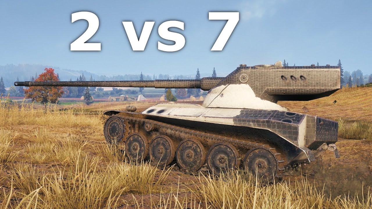 World of Tanks AMX 13 57 - 10 Kills | 2 vs 7