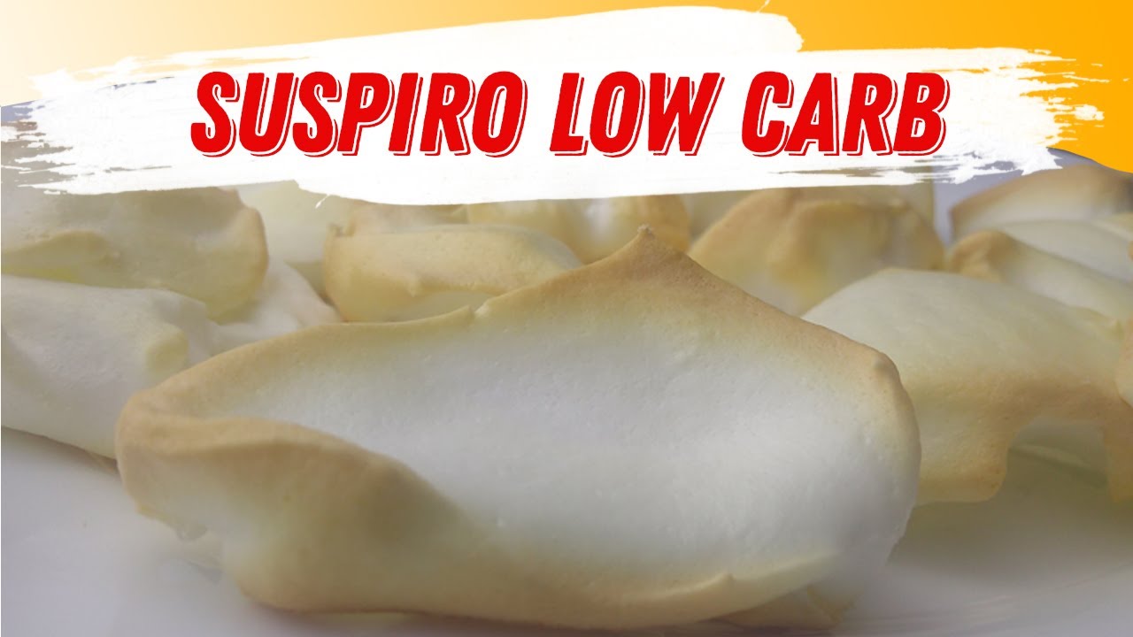 Suspiro Low-Carb: Receita Cetogênica Fácil (ZERO Carboidrato) | Senhor Tanquinho