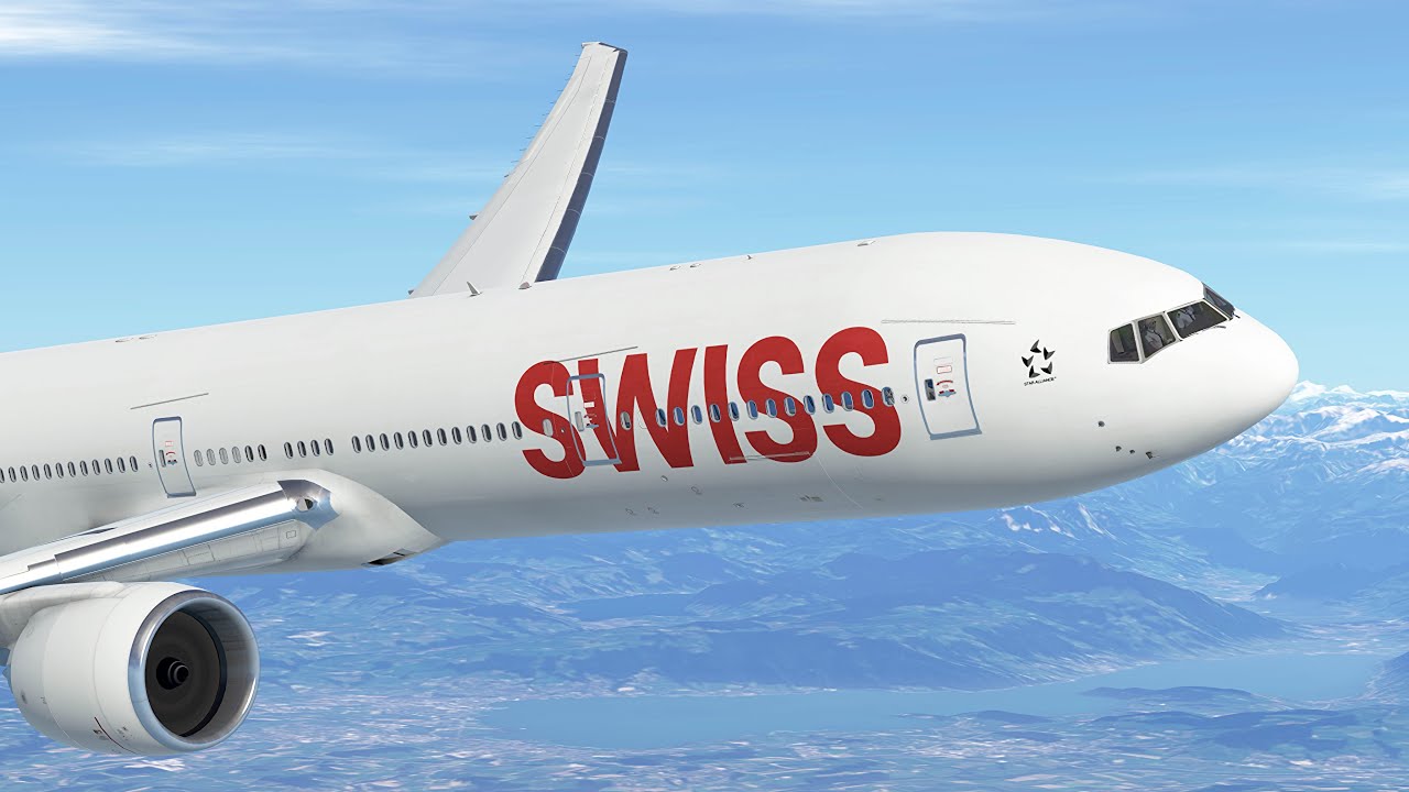 Windy landing in Chicago! FULL departure from and approach! Zurich - Chicago | Swiss B777
