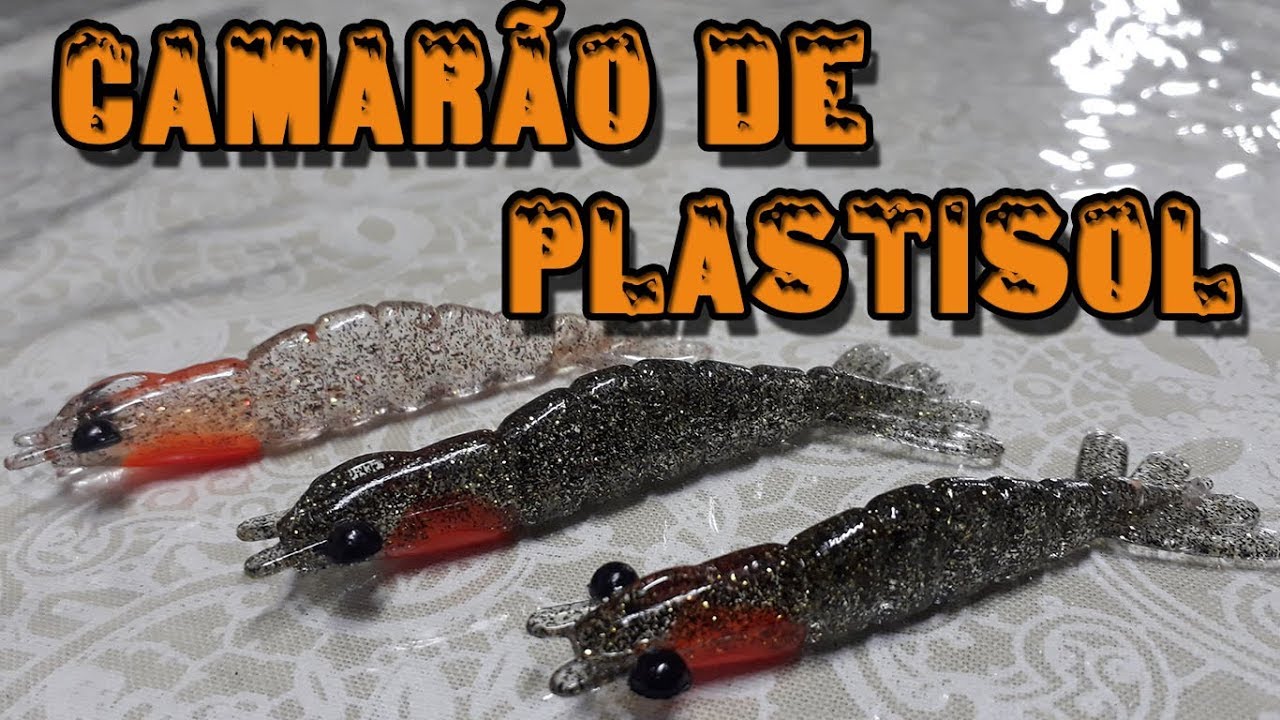 Como fazer camarão artificial de plastisol em casa