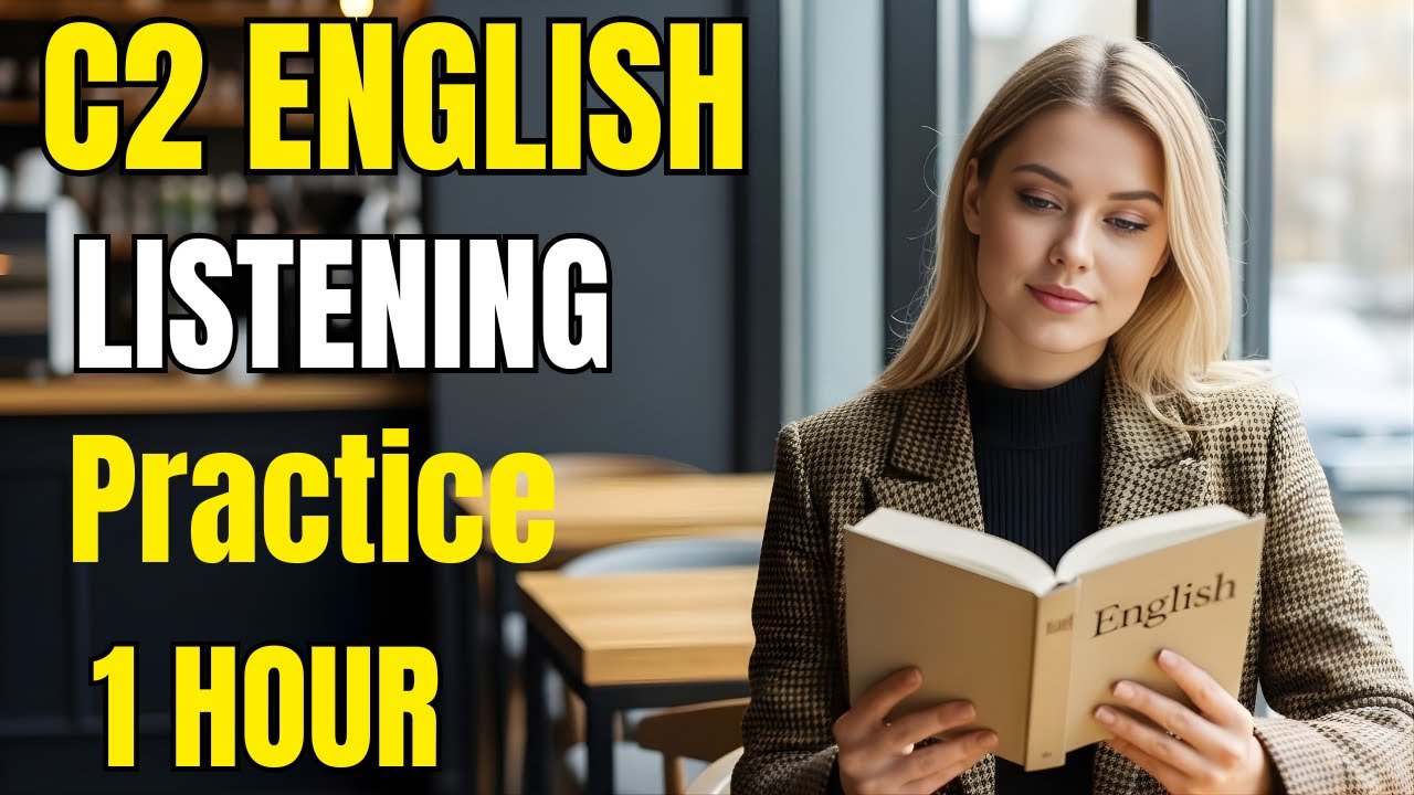 1 Hour C2 English Listening Practice  Calm Focus & Advanced Real Life English