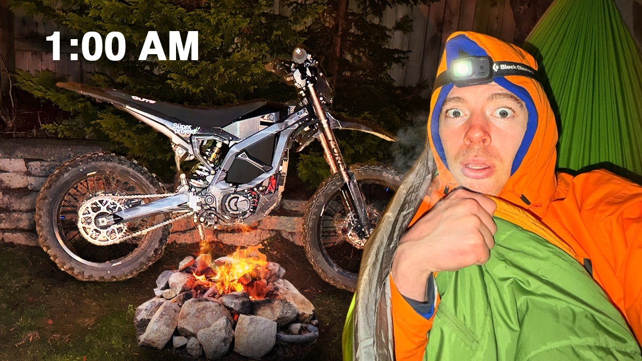 I Survived 24 hours on my Surron (overnight challenge)