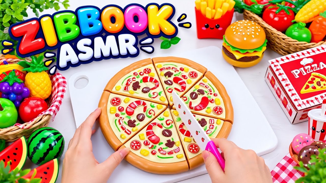 Most Beautiful ASMR Fruit Time 🦞🥭🍑🥜🍊🍋🍔🥝