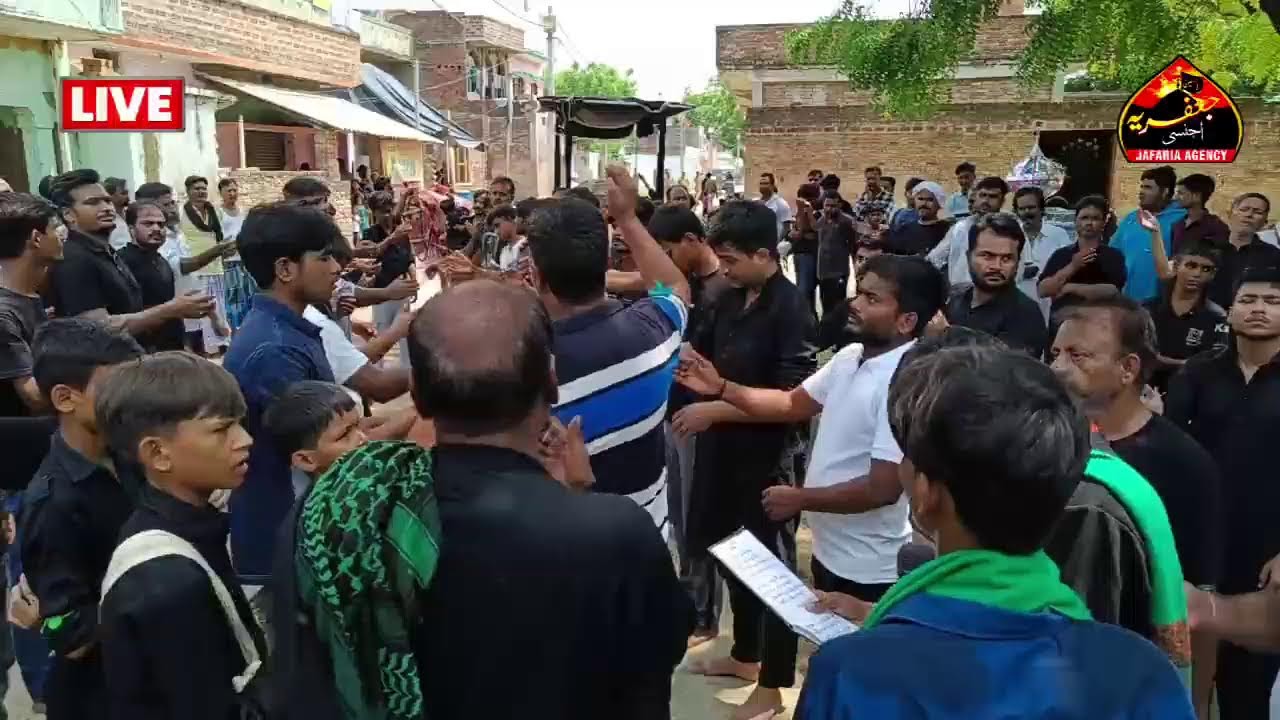 Live 🔴 | 10th Muharram Ashura 2025 | Anjuman Haidariya Maniyarpur Sultanpur | Jafaria Agency