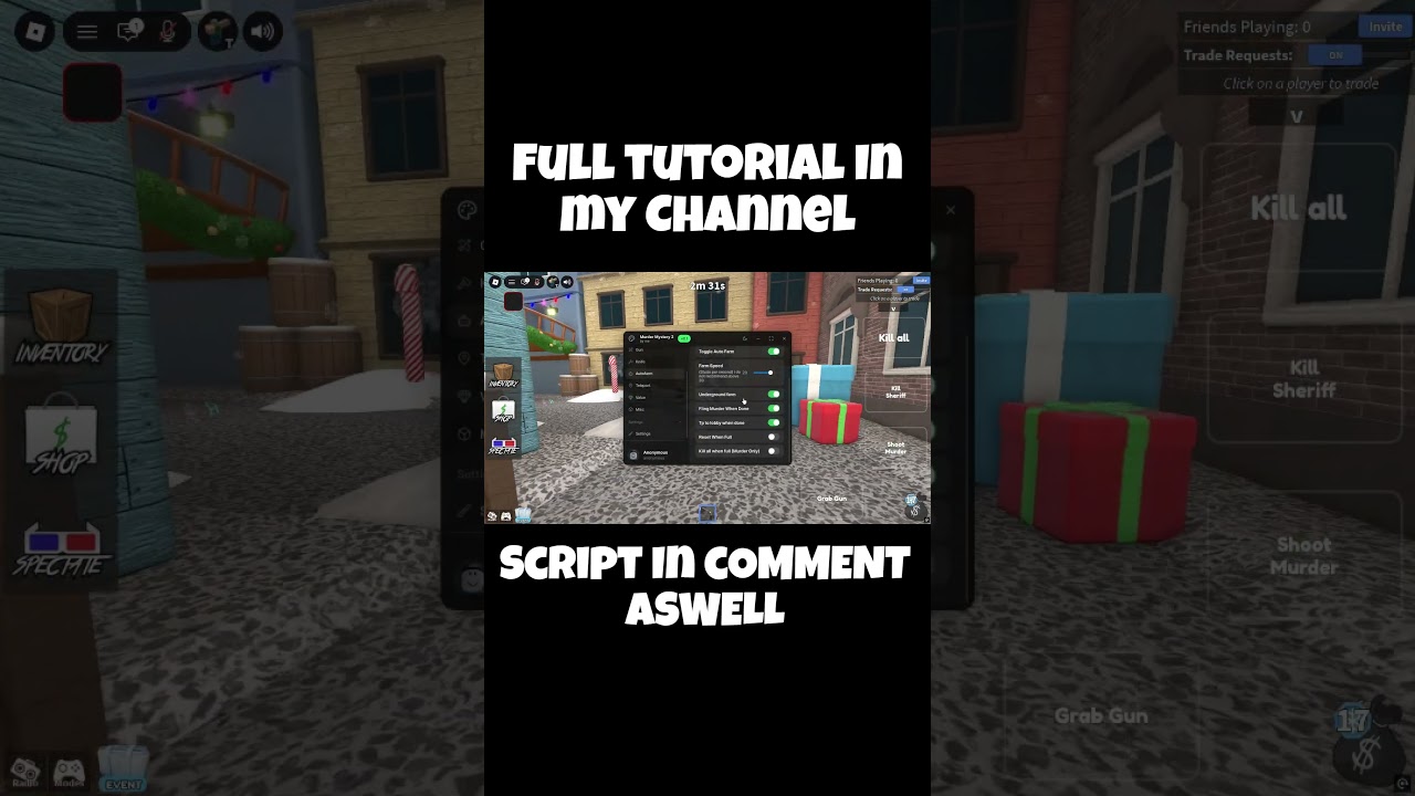 [ПОЛНОЕ РУКОВОДСТВО] КАК АВТОФАРМИТЬ В MM2❄️ | ❄️ АВТОФАРМ, ESP, АИМБОТ ❄️ | Pastebin 2025 (Без к...