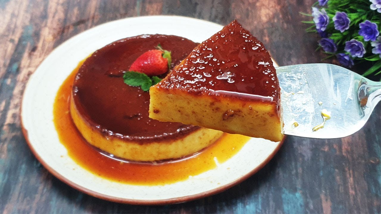 Caramel Bread Pudding || Eggless & without oven || Bread Custard Pudding || Shana's Kitchen