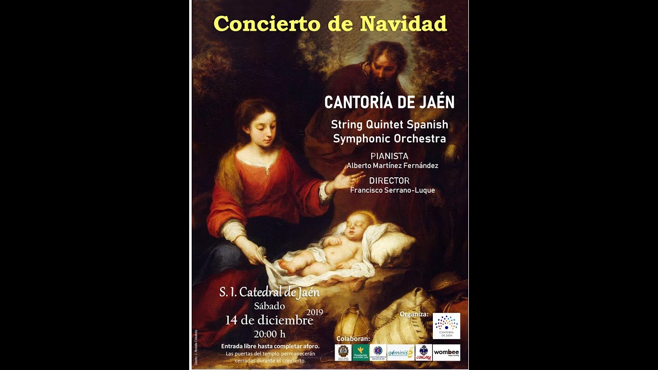 Concierto navidad 2019. Agrupación Cantoría de Jaén. String Quintet Spanish Symphonic Orchestra.