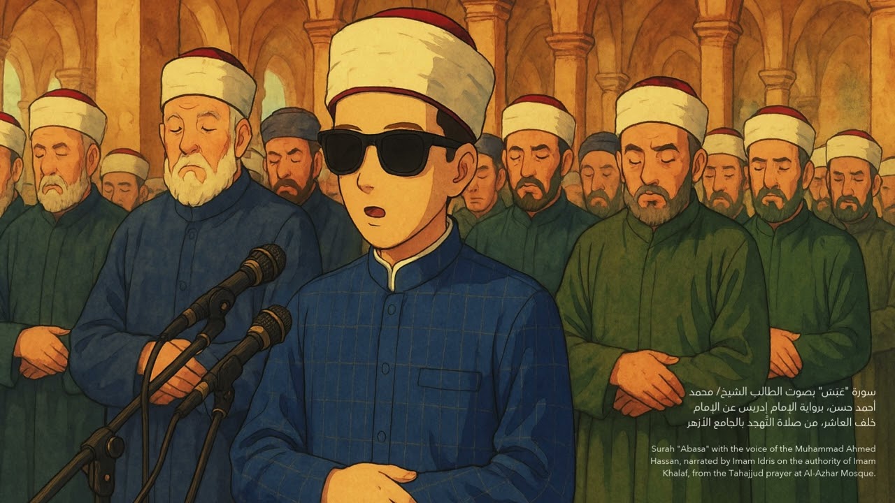Surah 'Abasa - Idris 'an Khalaf - Muhammad Ahmed Hassan - Al-Azhar