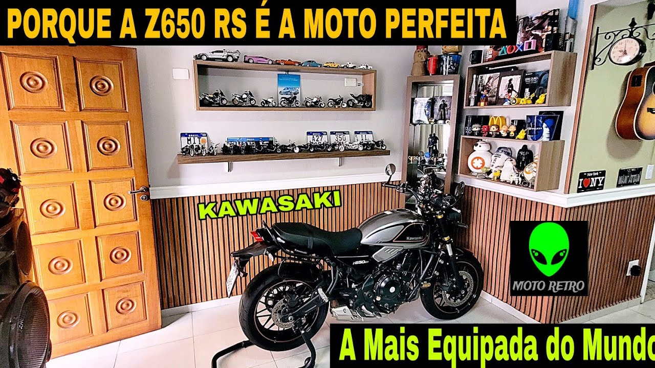 Kawasaki Z650 RS Novidades no modelo 2024 da Z650RS motoretro.