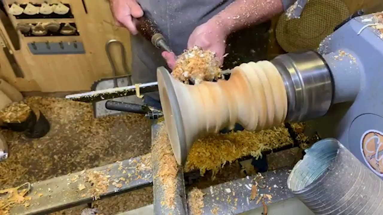 Live Turning Thursday - Natural Edge Vase