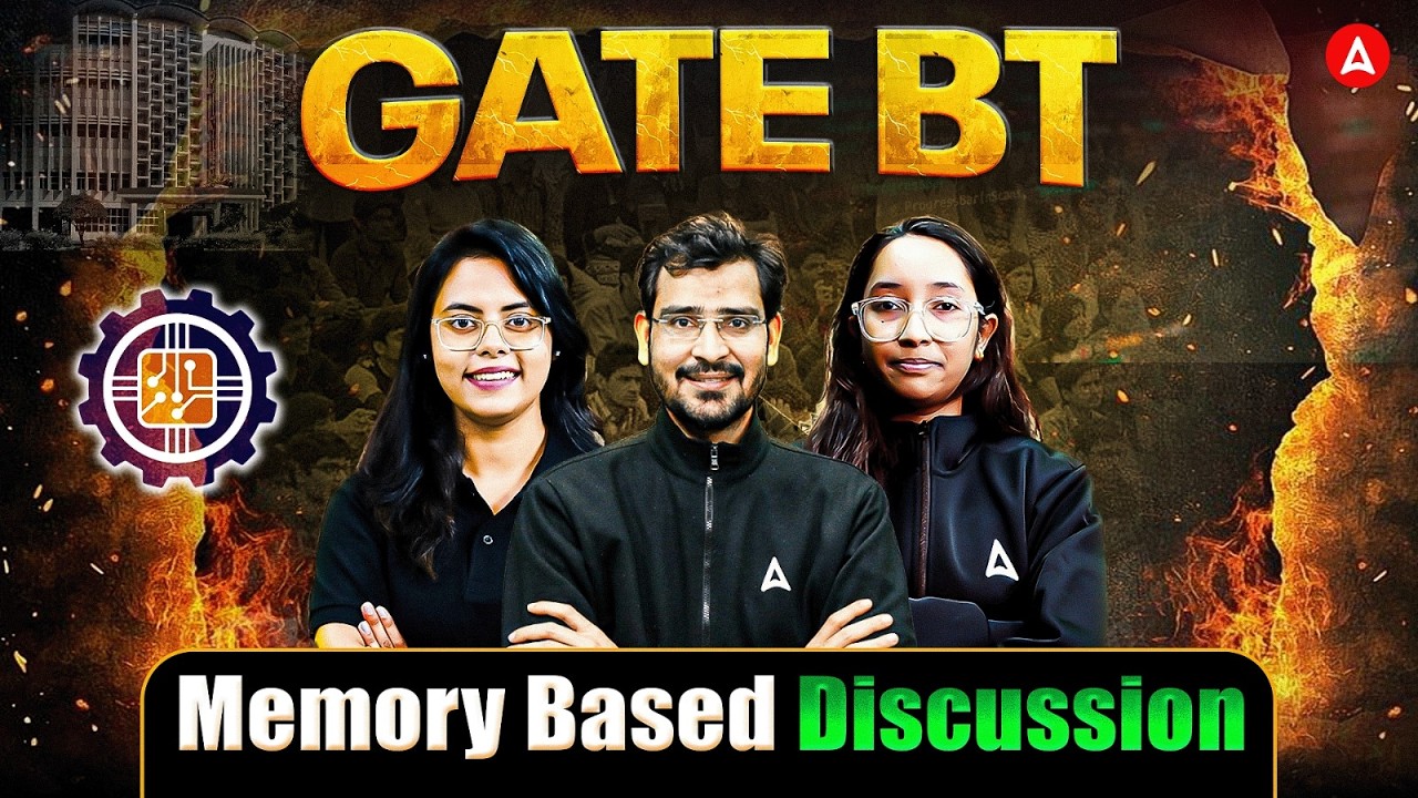 GATE BT 2026 | GATE BT 2026 Memory Based Questions & Detailed Paper Analysis