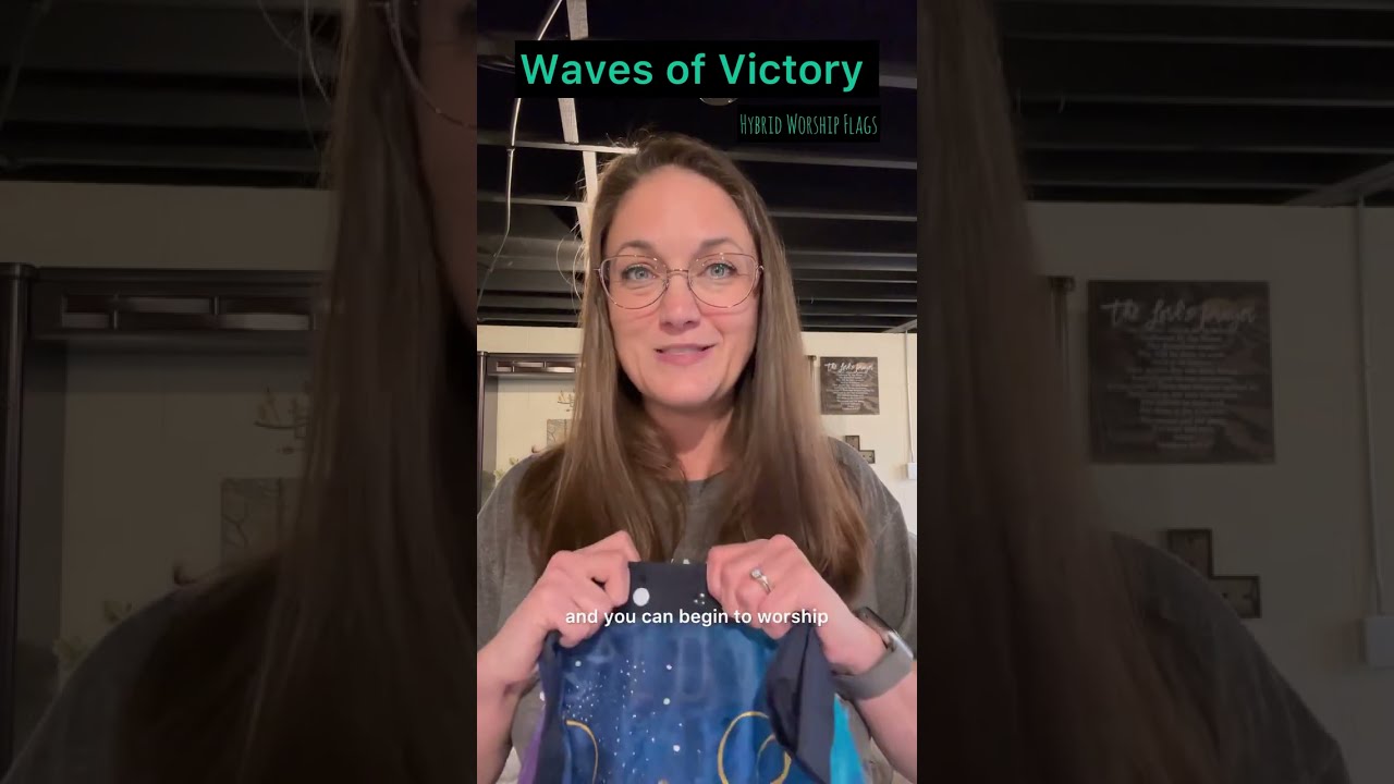 Hybrid Worship Flags by Waves of Victory