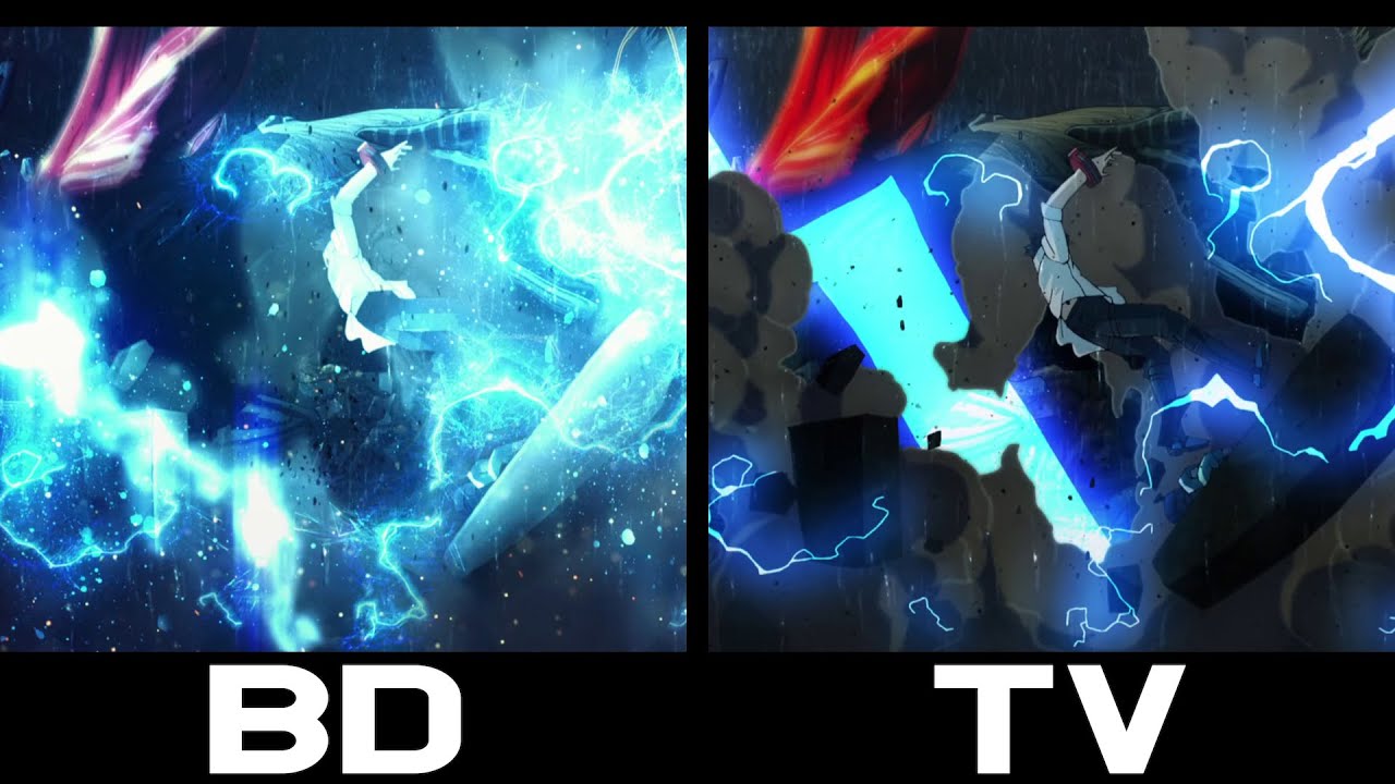 God Eater - Episode 02 | BD vs TV Comparison