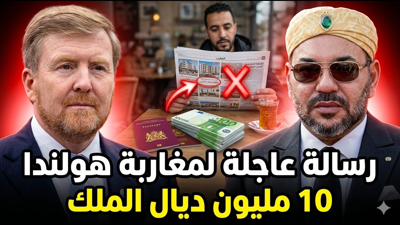 عاجل لمغاربة هولندا كيفاش تستافد من 10 مليون ديال الملك محمد السادس بلا ما يتنصب عليك!