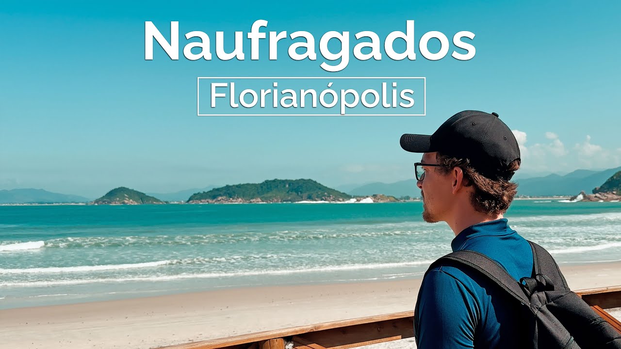 TRILHA DOS NAUFRAGADOS: chegamos em uma PRAIA ISOLADA EM FLORIANÓPOLIS