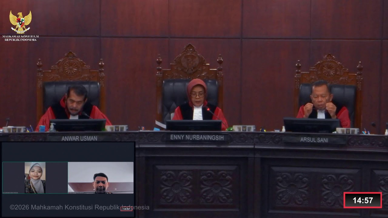 Sidang Perkara Nomor 54/PUU-XXIV/2026. Selasa, 24 Februari 2026.