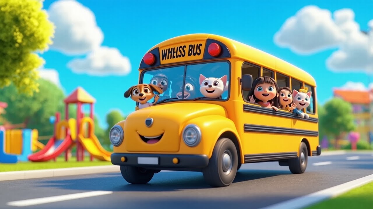 Wheels on the Bus | ‪@Funfinity for kids Nursery Rhymes & Kids Songs | Best Cars song