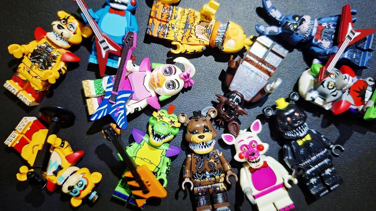 Building minifigure FNAF | Freddy | Nightmare freddy | Chica | Bonnie