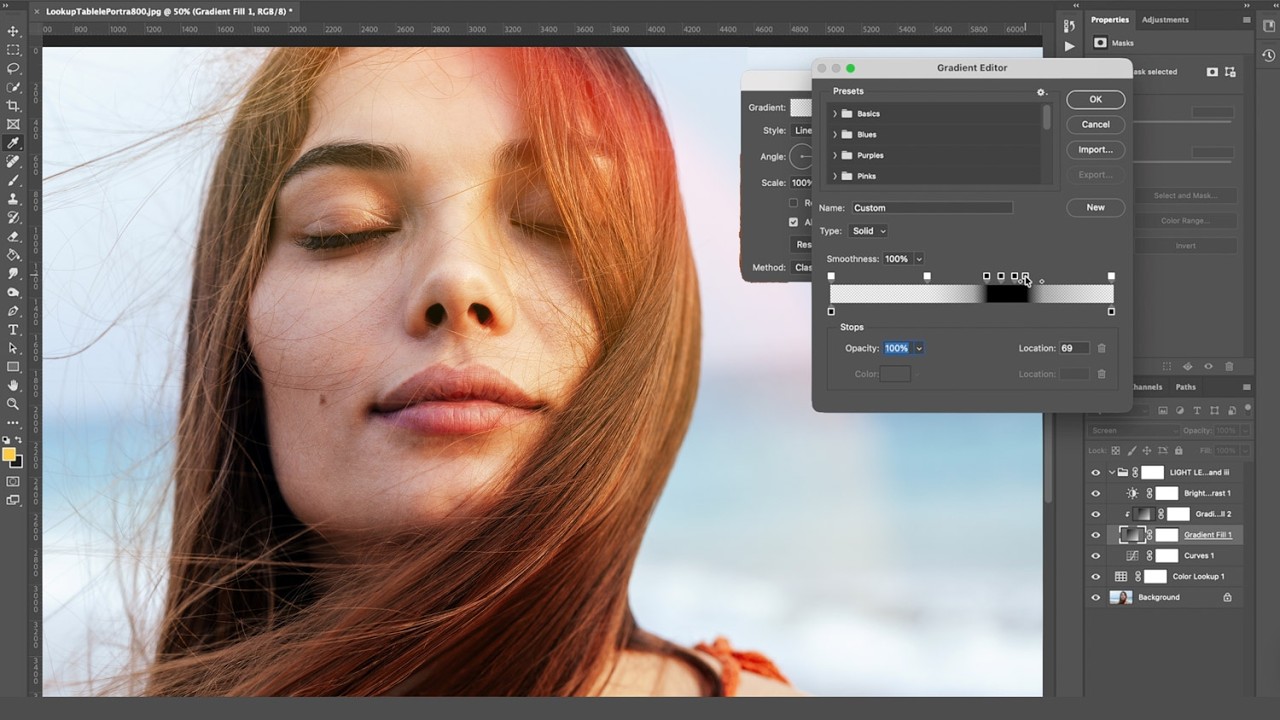 FREE Portra 800 LUT + Photoshop Light Leak Demo