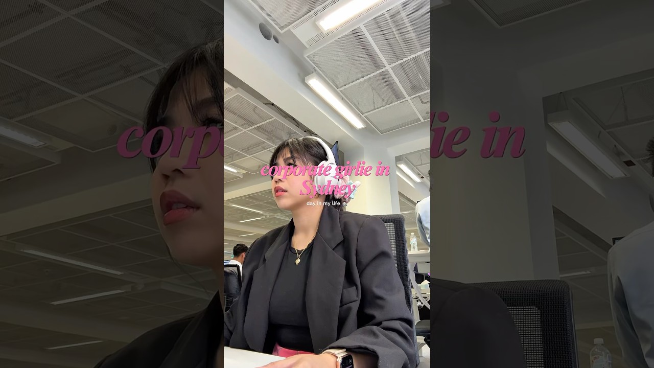 Romanticising my 9-5 | Life as a corporate girly in Sydney 👩🏻&zwj;💻 #dayinmylifevlog #officelife