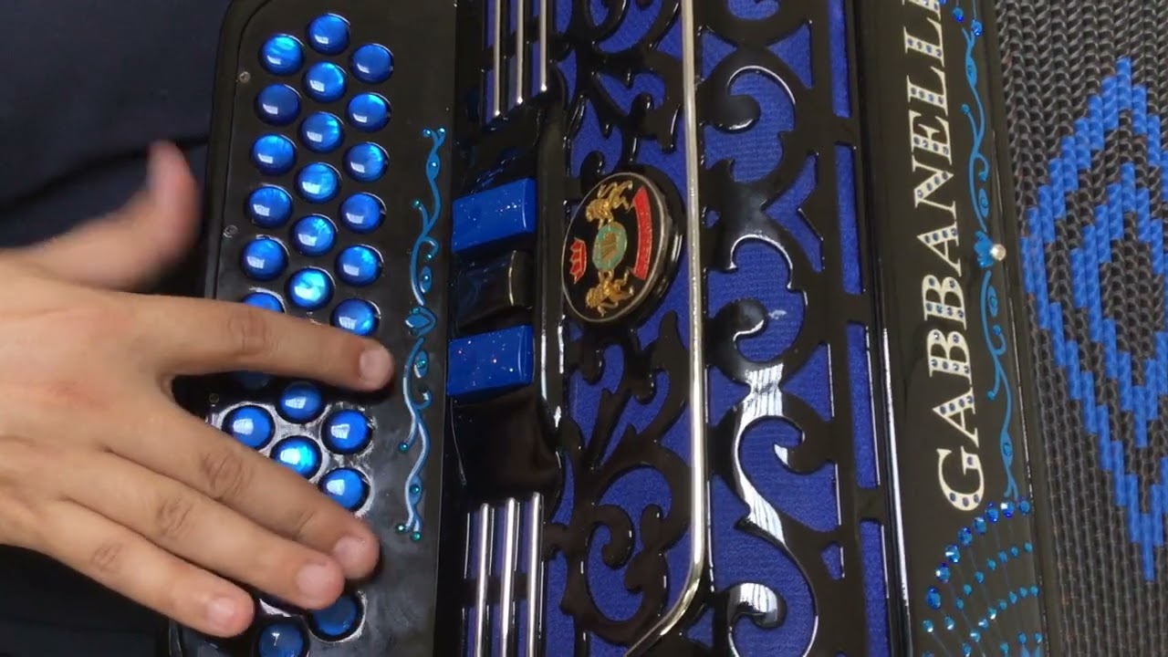 Ángel azul - Edición Especial - LA# en acordeon de FA