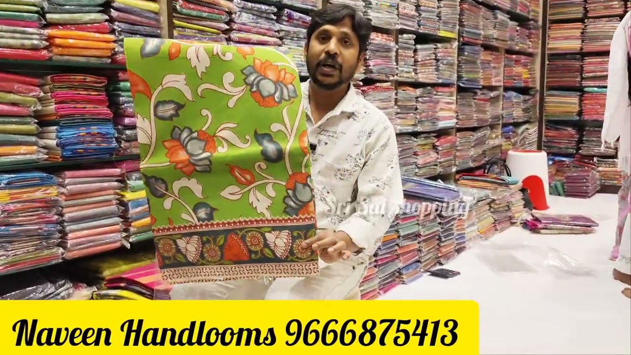 Summer cotton sarees @Naveen Handlooms Lpt Market