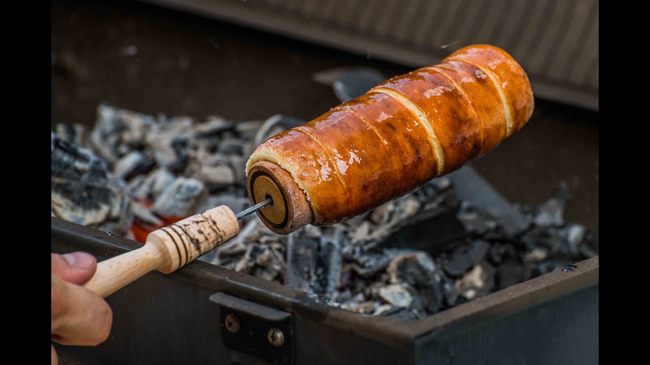 Házi kürtőskalács grillsütőn recept
