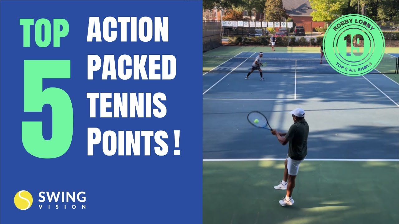 Watch best of senior tennis! Top five points (Match 19)