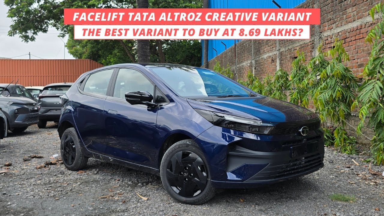 1st on Youtube! Facelift Tata Altroz Creative 2025 Walkaround in Hindi | Tata Altroz Creative Model