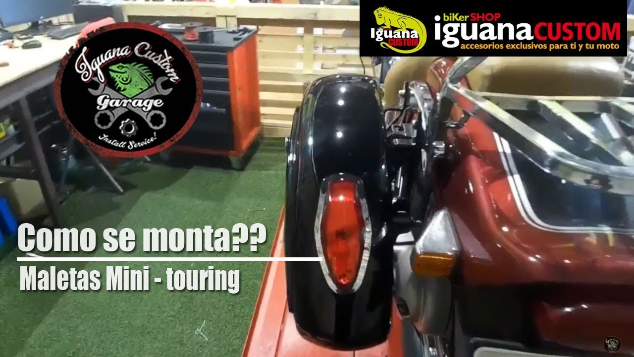 Maletas Mini Touring rígidas en DragStar - guía de instalación