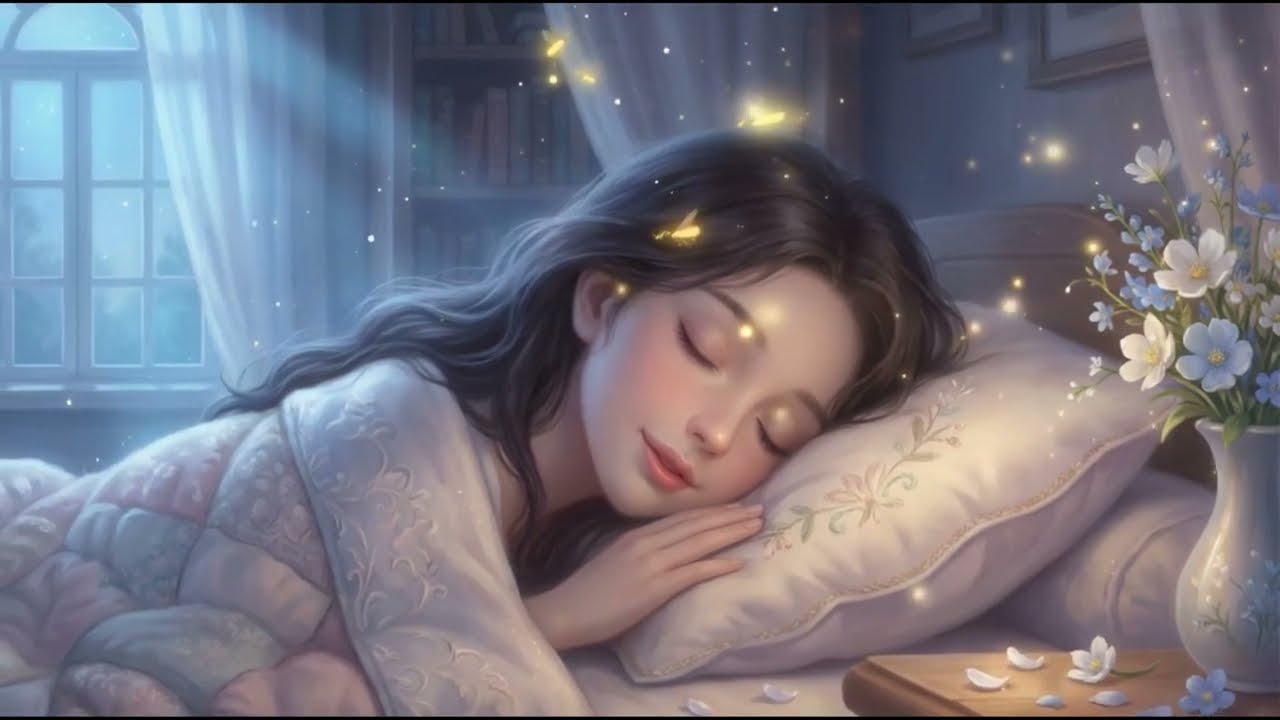Relaxing Night Sounds for Deep Sleep 😴 Magical Fireflies & Peaceful Ambience