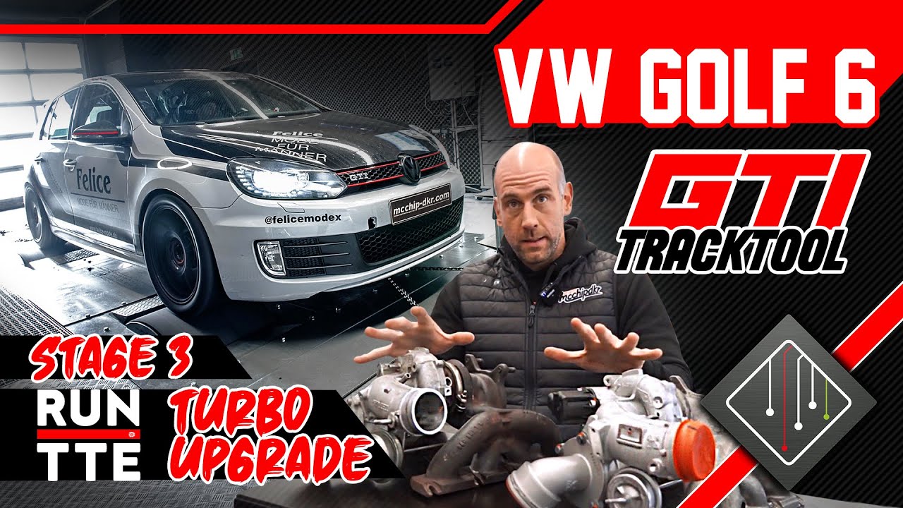 VW Golf 6 GTI Stage 3 | TTE Upgrade-Turbolader + Downpipe | Tracktool
