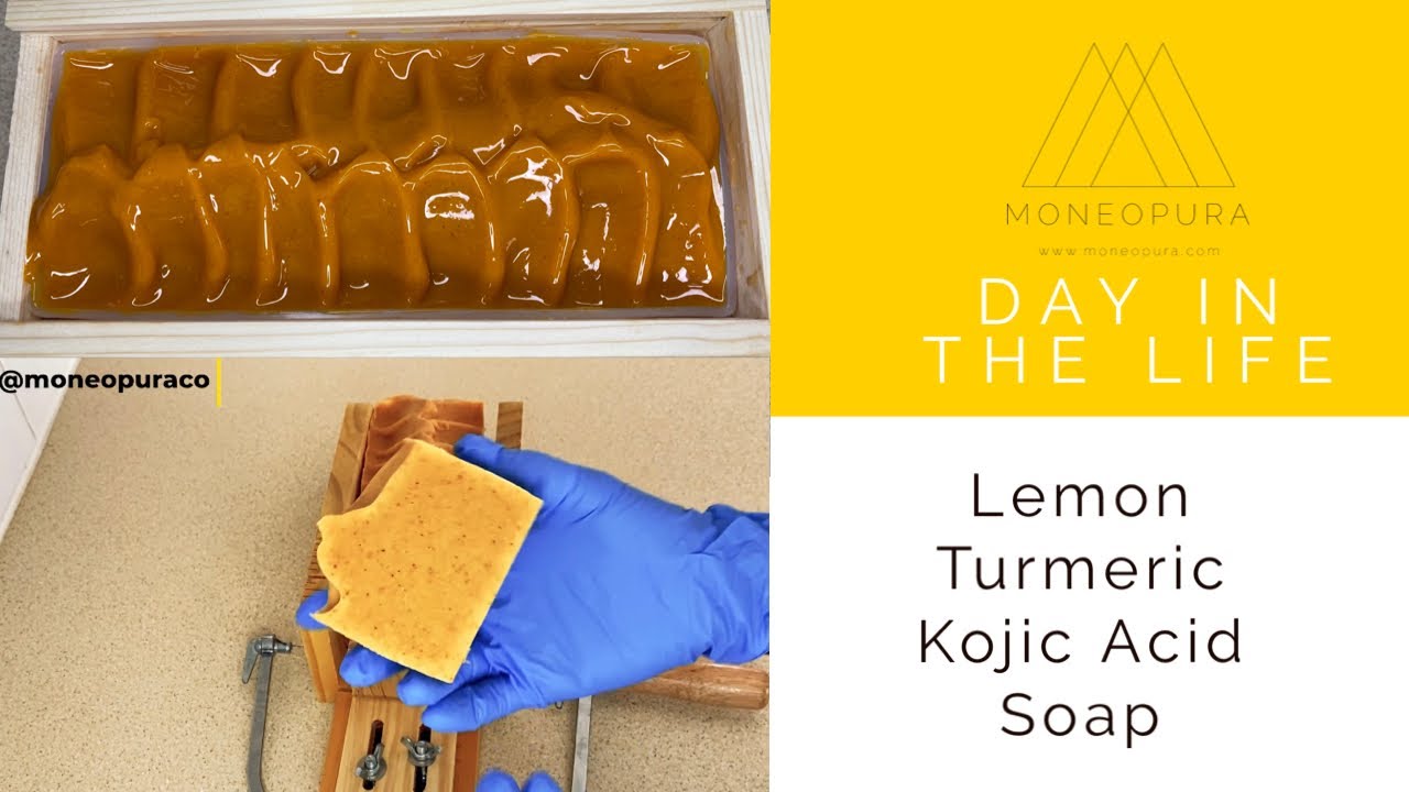 ADITL OF HAIR & SKINCARE BUSINESS OWNER - Making Lemon Turmeric CP Soap - making sample products