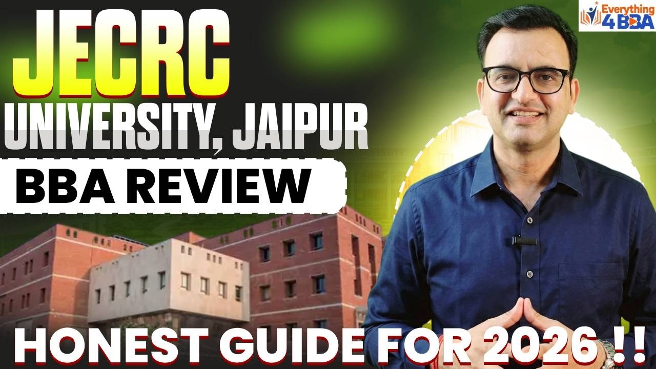 JECRC Jaipur BBA Review 🤯 Fees, Placement & Admission 2026