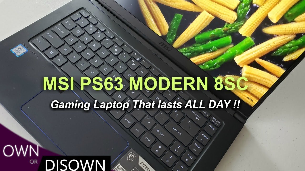 MSI PS63 MODERN 8SC REVIEW-Gaming Laptop That Lasts All Day