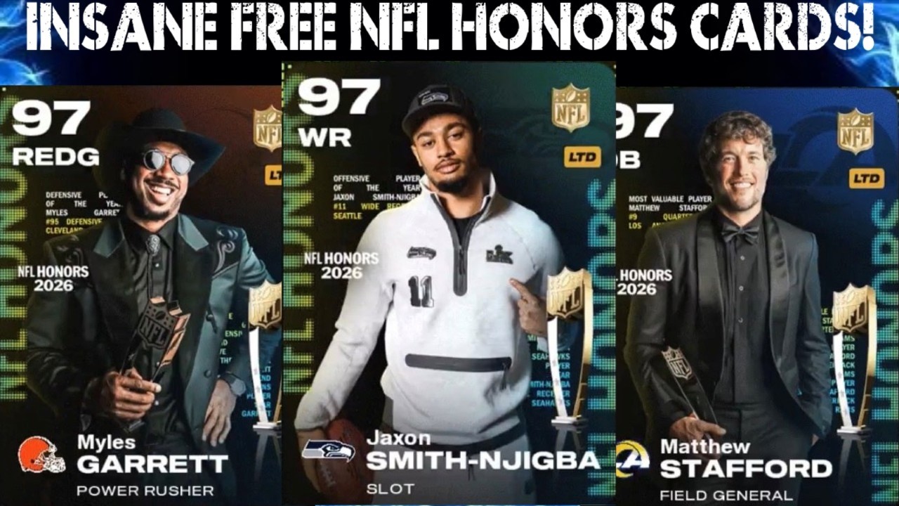 UL LEAKED! FREE NFL HONORS WITH BAKED ON XFACTORS! FREE COACH WITH ALL TEAM CHEMS AND STATS BOOSTS!