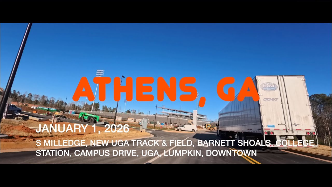 ATHENS, GEORGIA - JANUARY 1, 2026 - S MILLEDGE, NEW UGA TRACK & FIELD, BARNETT SHOALS, COLLEGE STN
